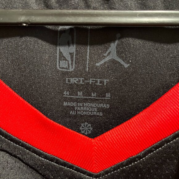 Men's Jordan Brand Scottie Barnes Toronto Raptors Jersey - Black - Picture 5 of 10